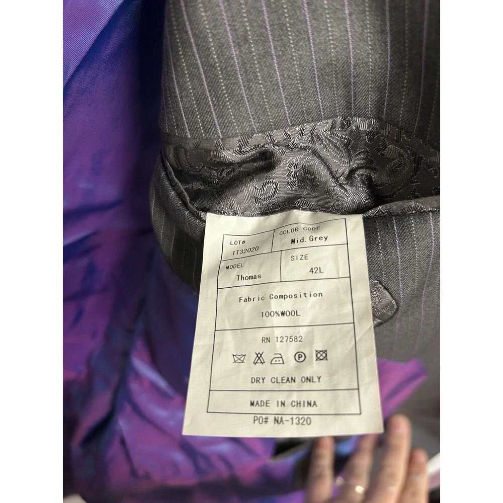 PAUL BETENLY Thomas Grey Jacket BLAZER SPORT COAT Lanificio Filarte Italian 42L